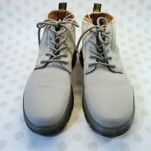 DR MARTENS Canvas Chukka, Gray Size 13 NWOB Amazon.com | Dr. Martens Men main image 3